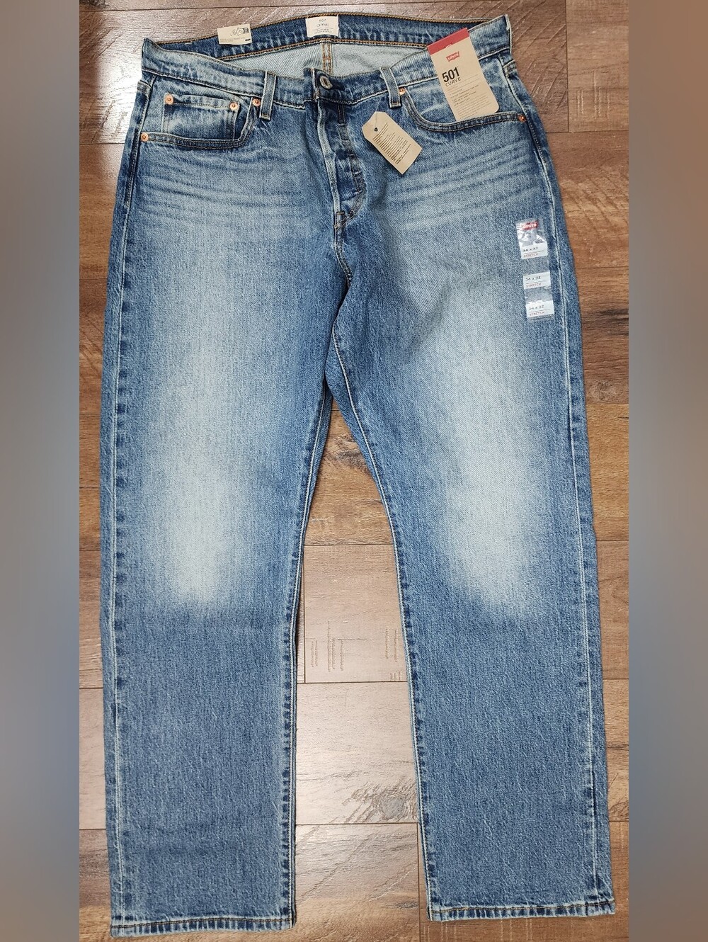 NWT Levi's 501 Curve Stretch Jeans, Size 34×32